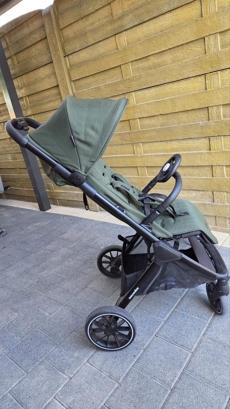 Easywalker jackey 2XL, Ophalen, Verstelbare rugleuning