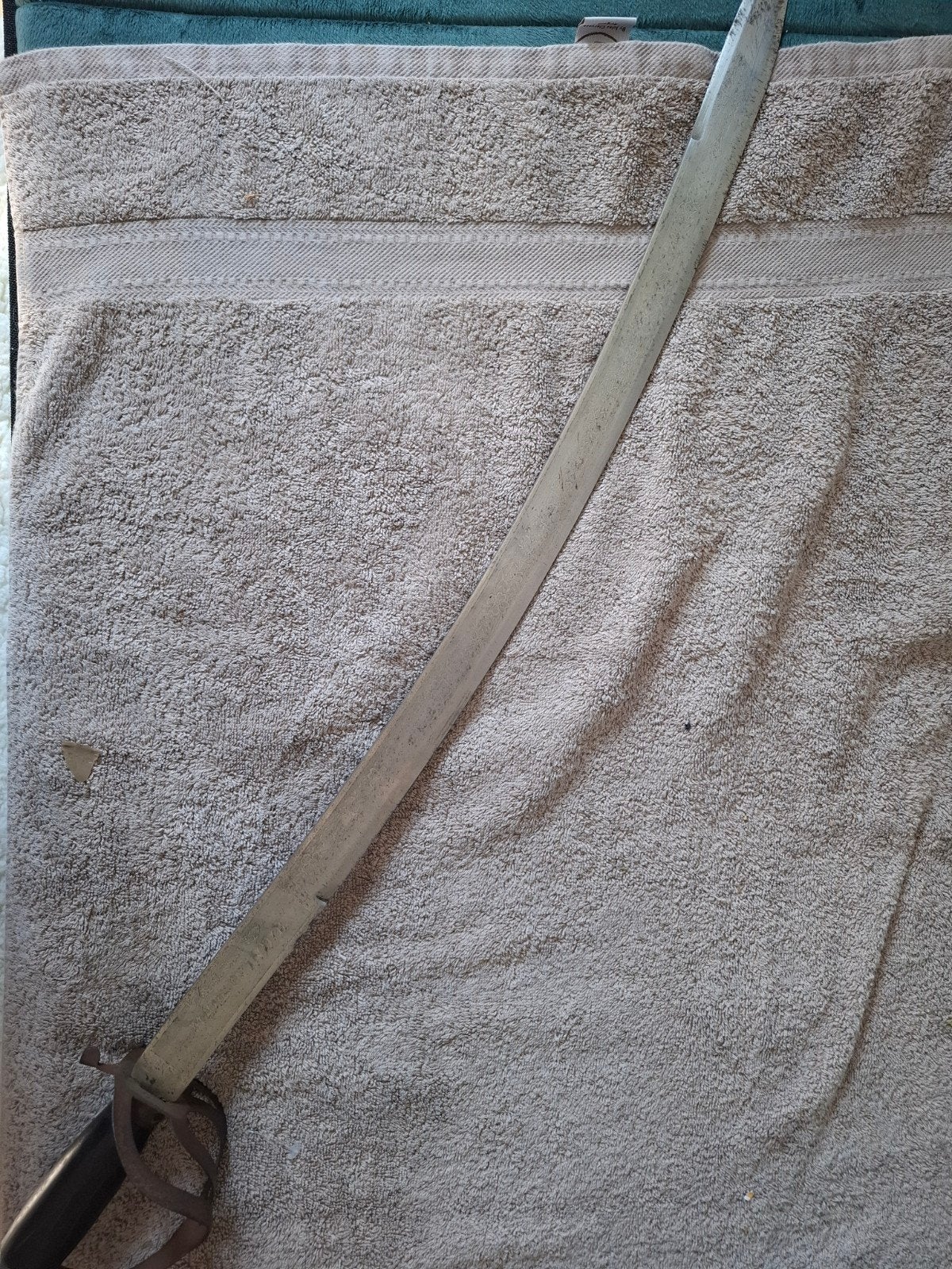 19 Century Punjabi Swaard

sabel is in slechte sta, Verzamelen, Ophalen