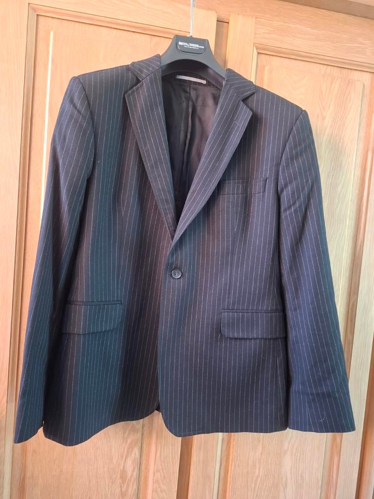 Blazer veston veste Olivier strelli 52 L bleu ligné, Vêtements | Hommes, Costumes & Vestes, Comme neuf, Taille 52/54 (L), Bleu