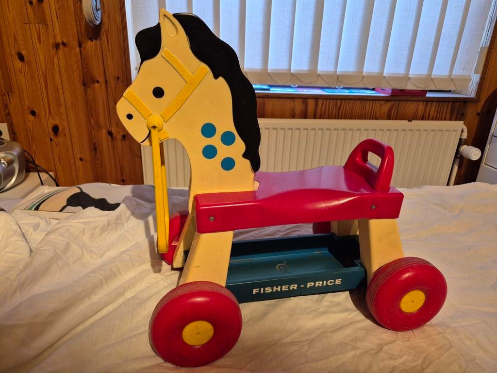 Fisher Price, Little Horse, Kinderen en Baby's, Ophalen, Zo goed als nieuw, Duw- of Trekspeelgoed, Met geluid