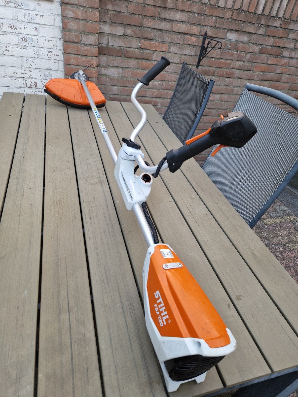 Stihl fsa 130 bosmaaier!, Ophalen, Gebruikt, Accu, Echo stihl husqvarna