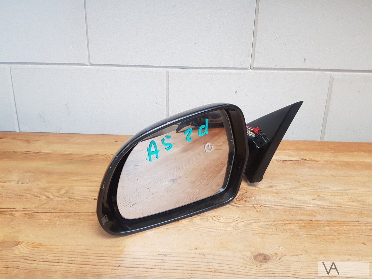 Audi A5 coupe 2007 - 2014 spiegel links 13 draden inklapbaar, Gebruikt, -, -, -