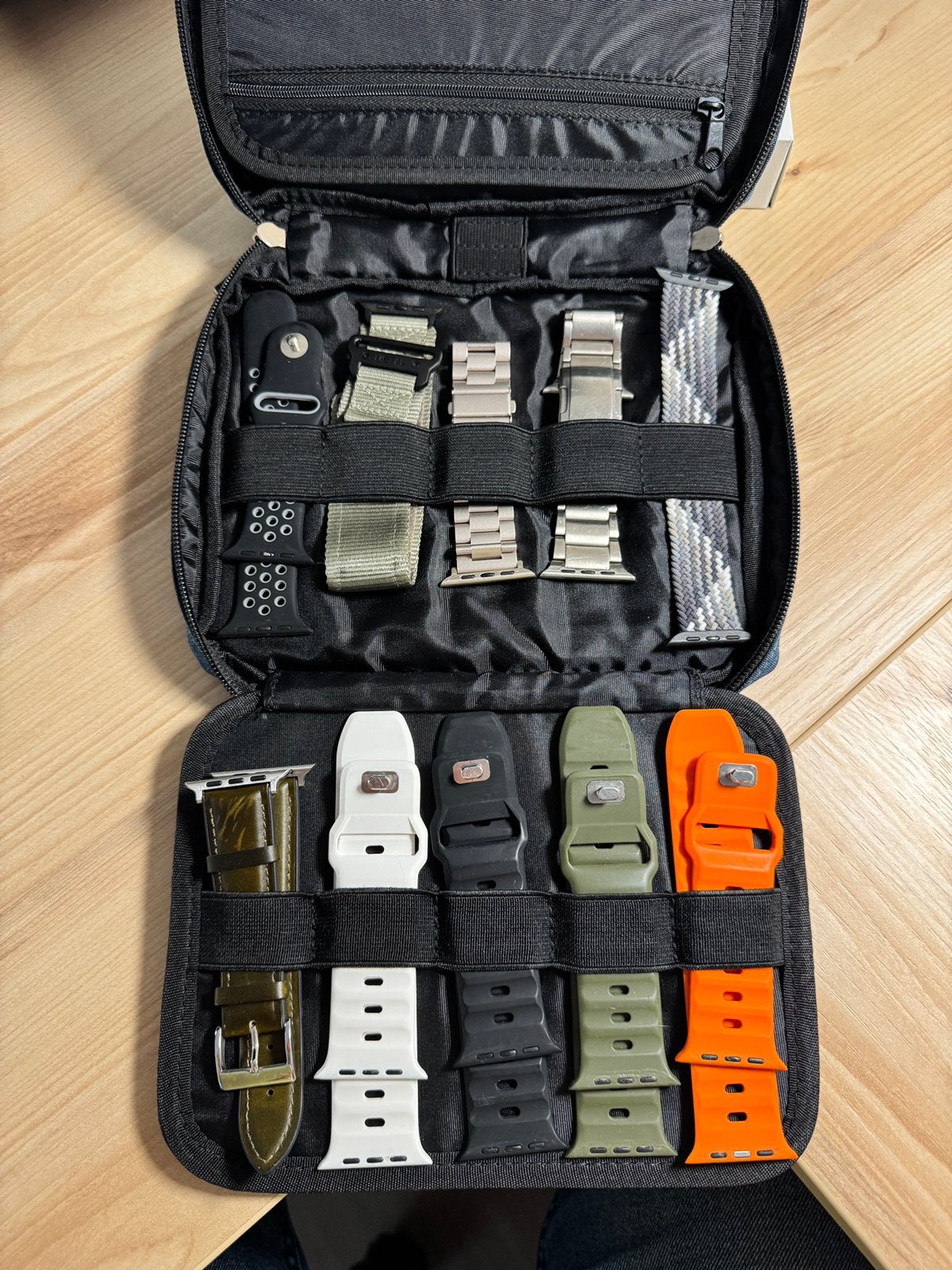 Apple Watch Ultra 1 cellular. 95% batterie full set!!, Enlèvement, État, Comme neuf