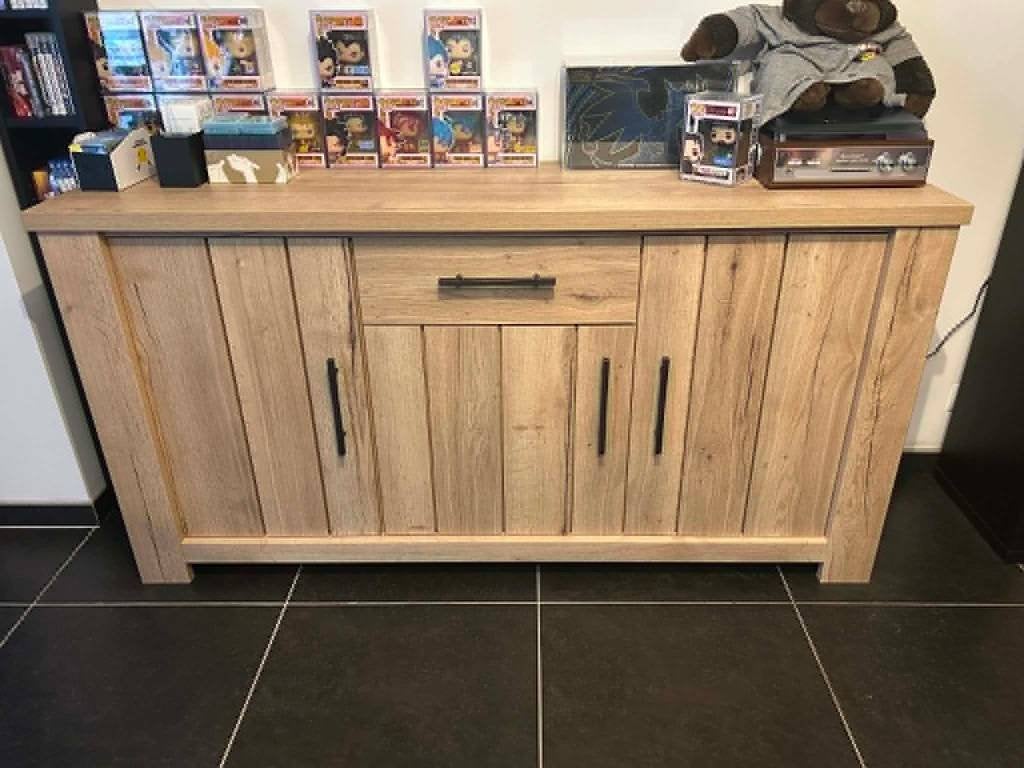 Buffet + Vitrine, Neuf, Avec tiroir(s), 25 à 50 cm, 150 à 200 cm