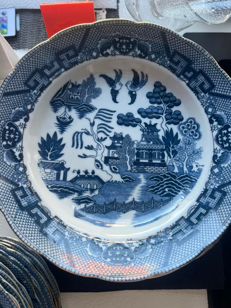 Blue willow servies, Ophalen of Verzenden