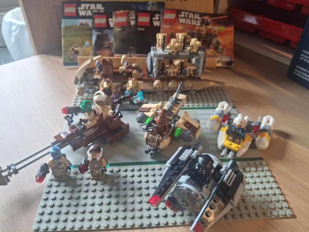 Lego 5 Star Wars setjes., Star Wars, Lego, Ophalen of Verzenden, Zo goed als nieuw