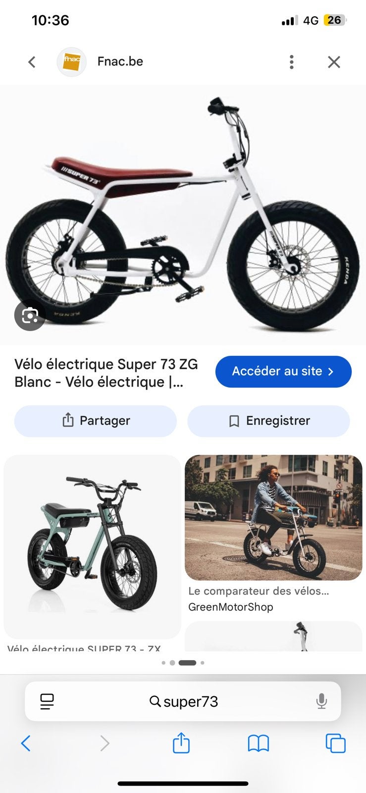Super 73. Lees beschrijving, Vélos & Vélomoteurs, Enlèvement ou Envoi, Comme neuf