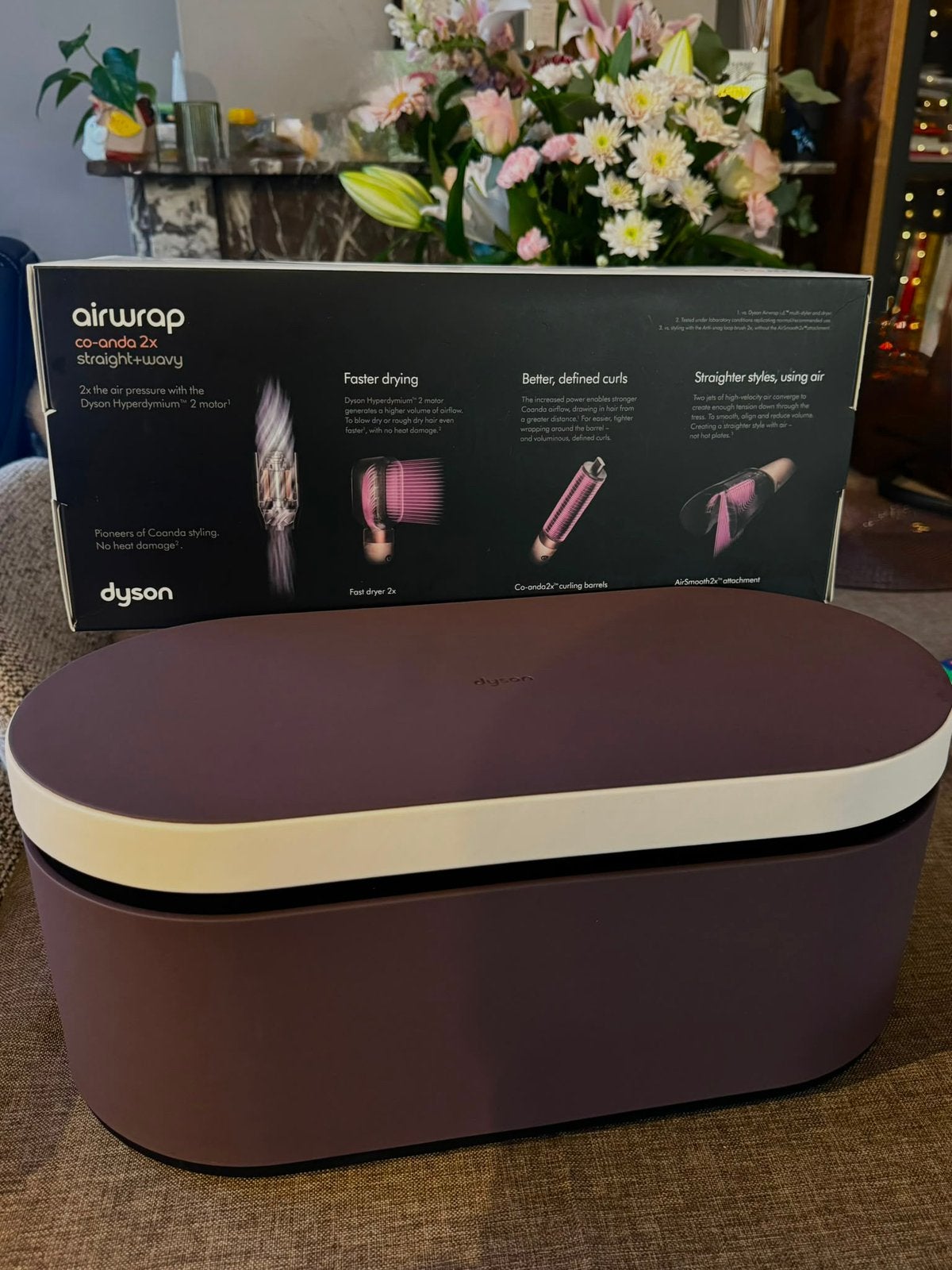Dyson Airwrap Co-anda 2x Straight + Wavy, Enlèvement, Comme neuf