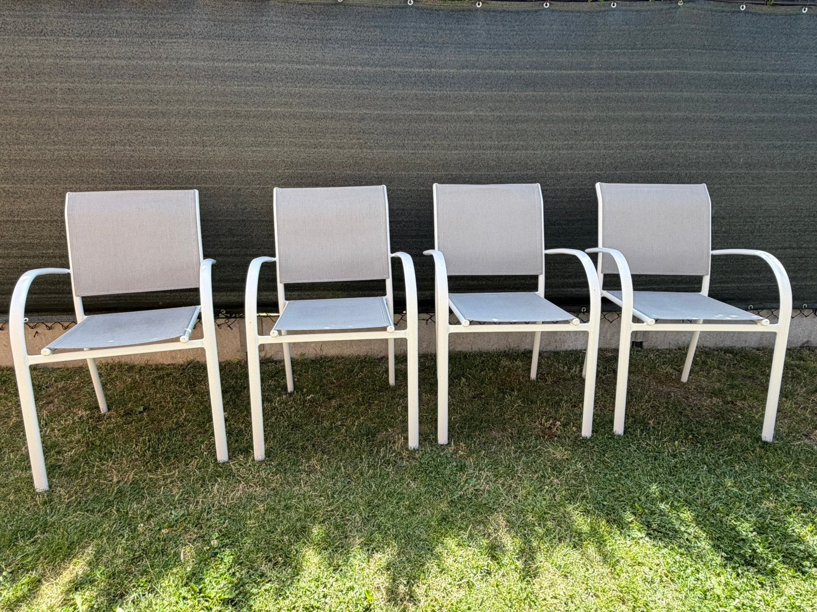 Tuinstoelen 4 stuks, Tuin en Terras, Ophalen, Stapelbaar