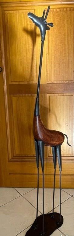 Giraffe op voet, Antiek en Kunst, Ophalen