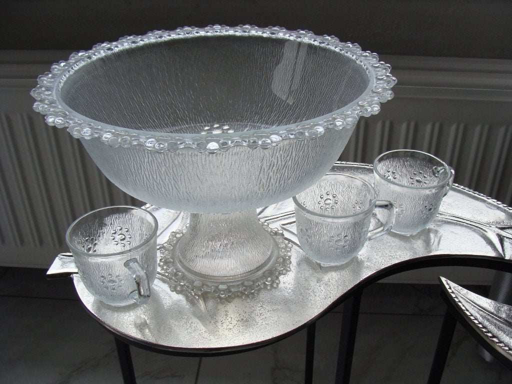 Service Sangria,1 grand plat avec 6 tasses, vintage, neuf, Enlèvement ou Envoi