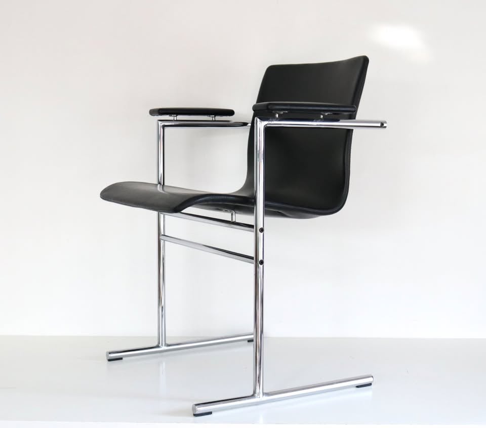 Mid Century Oslo Chair Rudi Verelst For Novalux Vintage 1965, Enlèvement, Chaise