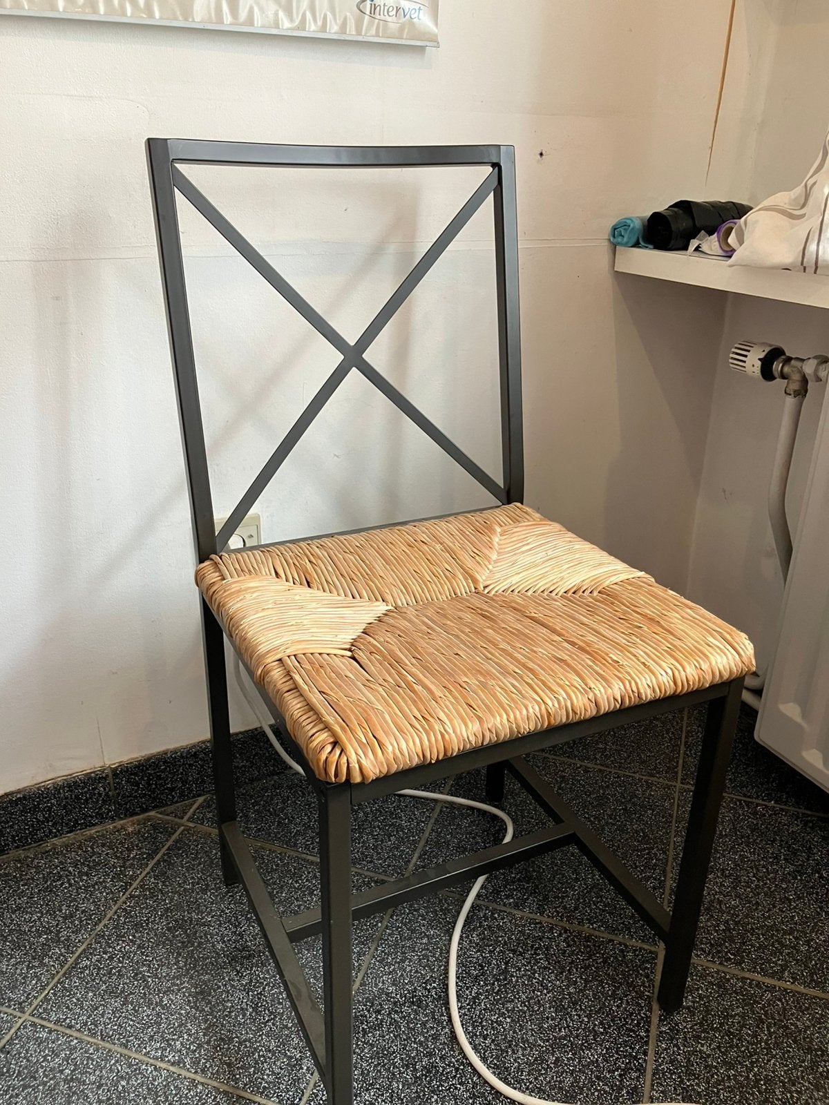6 eetkamerstoelen, Ophalen, Zo goed als nieuw, Zwart