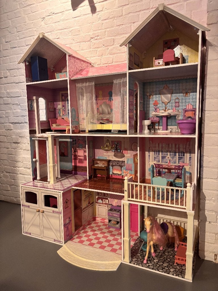 Barbiehuis - Kidkraft, Kinderen en Baby's, Ophalen, Gebruikt, Poppenhuis