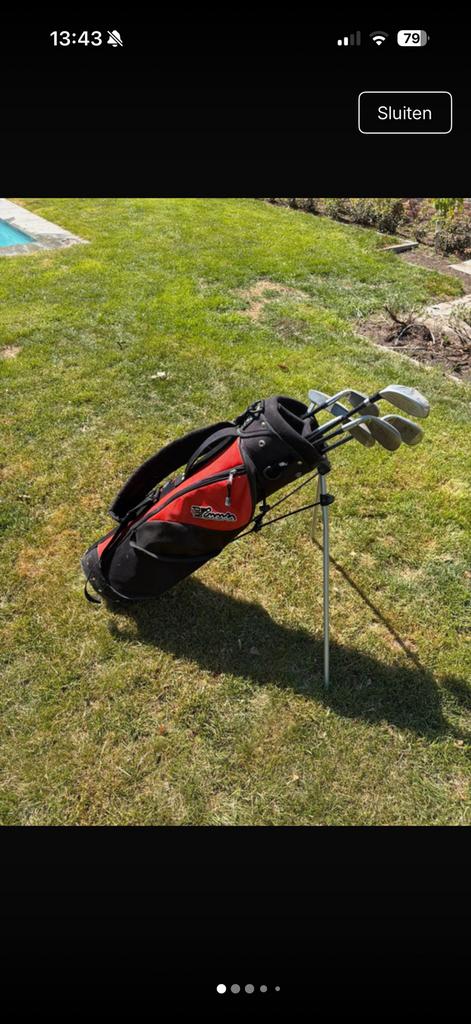Kinder golfsetje, Sport en Fitness, Ophalen of Verzenden, Zo goed als nieuw