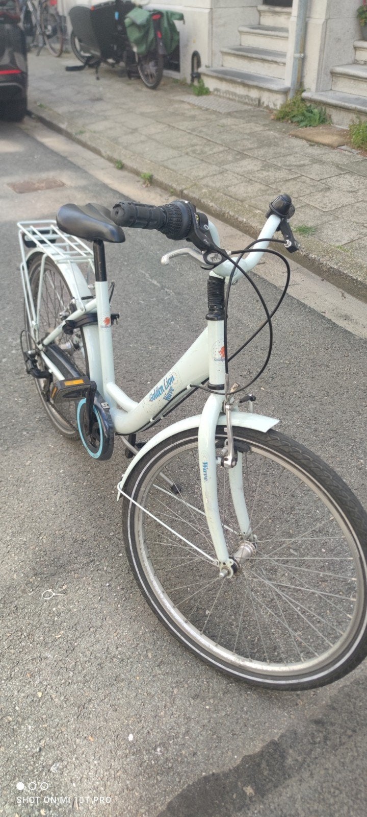 Meisjes fiets lichtblauw 24 inch, Ophalen, 20 inch of meer, Versnellingen