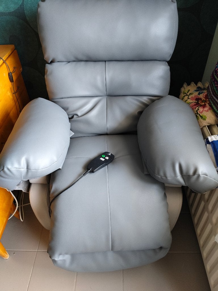 Fauteuil releveur électrique, Huis en Inrichting, Fauteuils, Zo goed als nieuw, Kunststof, 50 tot 75 cm, Minder dan 75 cm, Ophalen