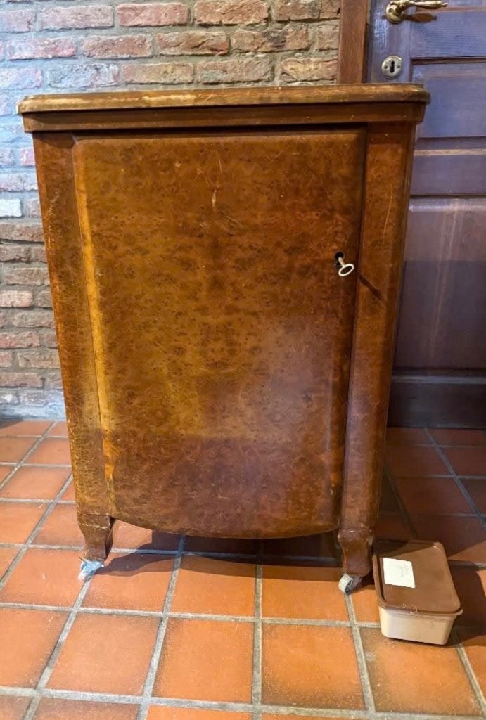 Vintage kast met anker naaimachine, Ophalen, Zo goed als nieuw, Naaimachine