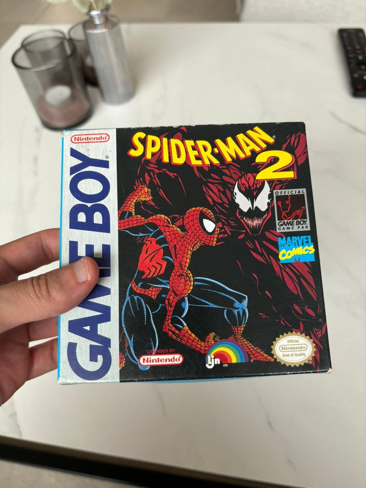 Spiderman 2 gameboy game CIB zeldzaam, Games en Spelcomputers, Games | Nintendo Game Boy, Ophalen of Verzenden, Gebruikt