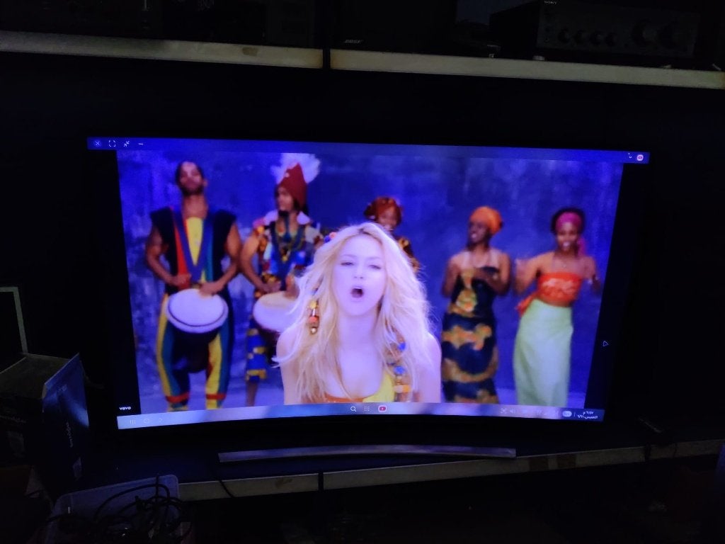 Smart Samsung Curved met WiFi 65 inch/ 165cm, TV, Hi-fi & Vidéo, Télévisions, LED, Enlèvement, Utilisé, Smart TV