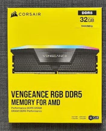 CORSAIR VENGEANCE RGB DDR5 RAM 32GB Up to 6400MHz CL36, Computers en Software, RAM geheugen, Nieuw, Ophalen of Verzenden, Desktop