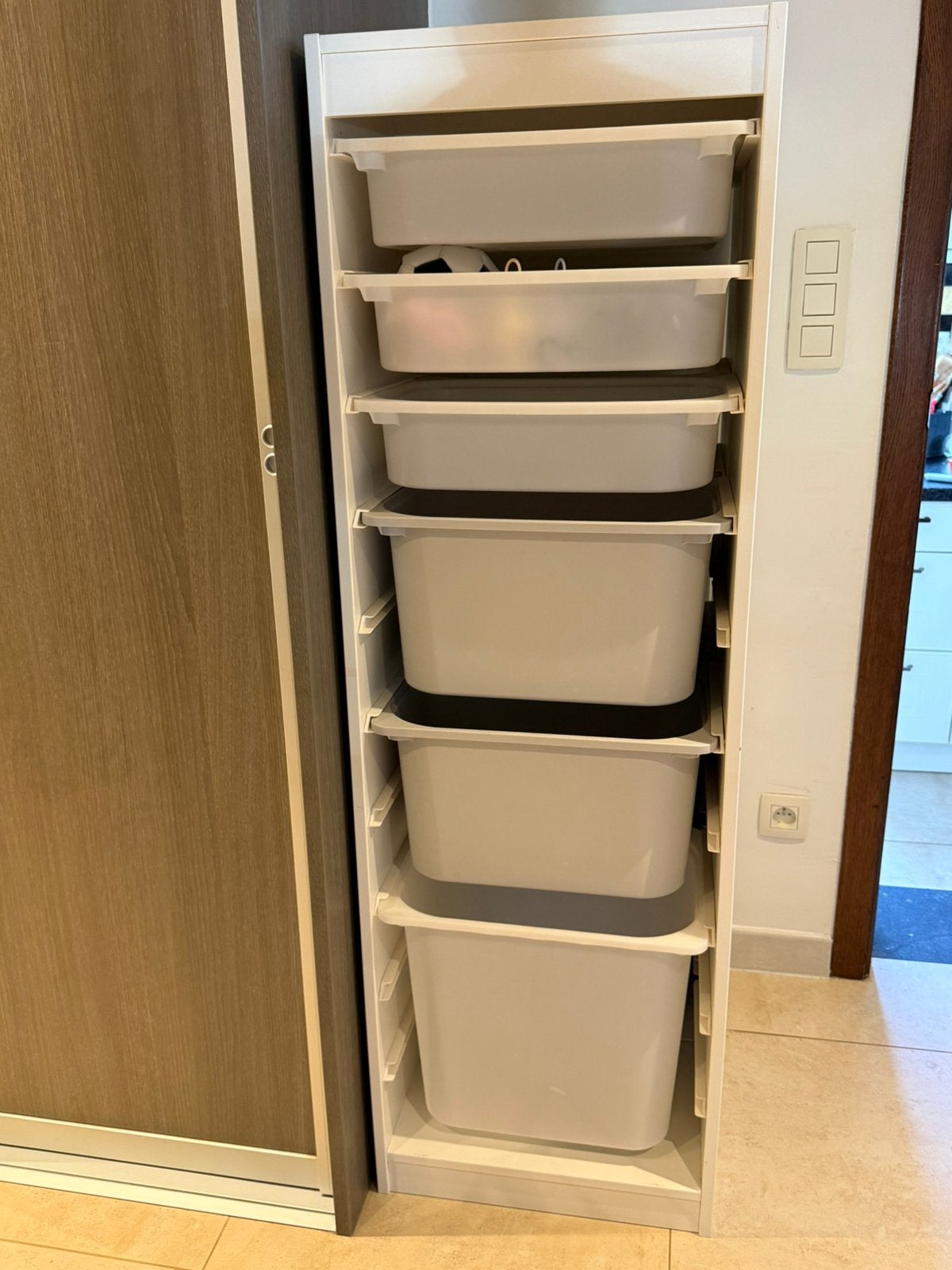 2 Trofast-kasten, Huis en Inrichting, Ophalen, Minder dan 50 cm, 100 tot 150 cm, Zo goed als nieuw