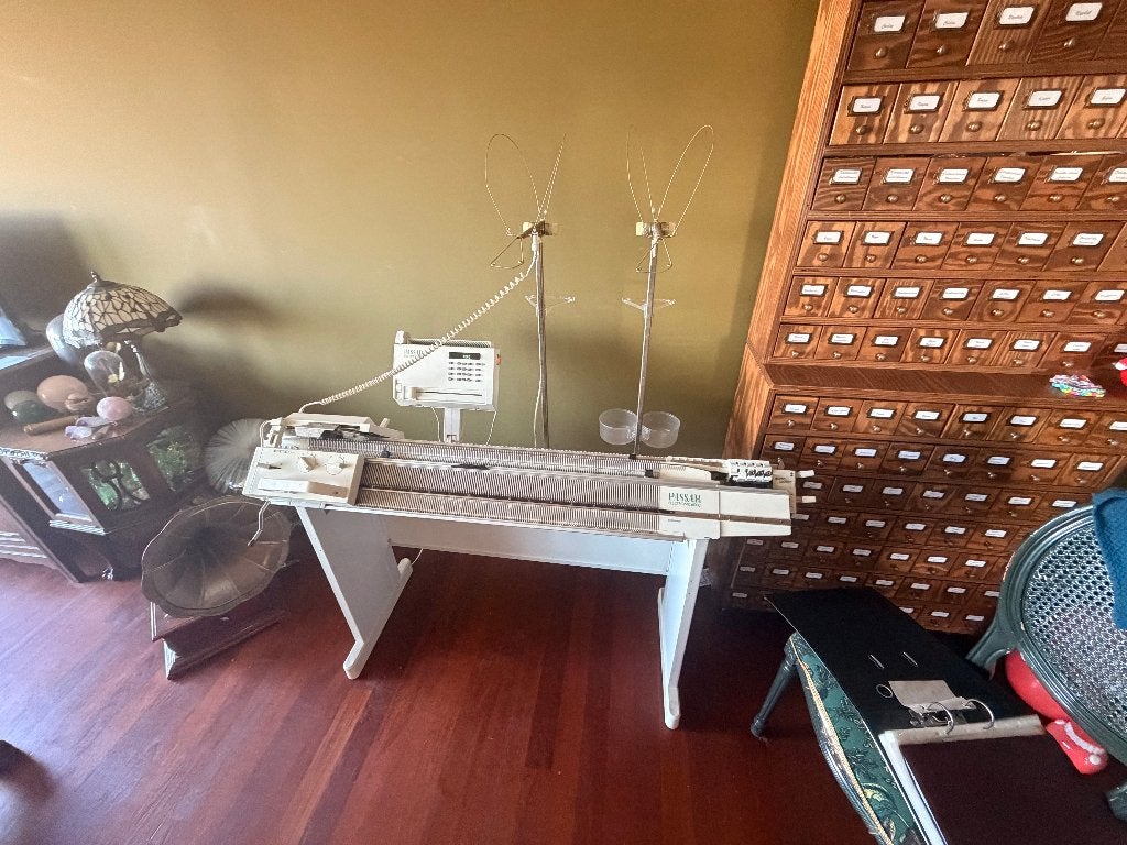 2 Passap Breimachines Duomatic 80 en Electronic 6000, Ophalen, Zo goed als nieuw, Breien, Machine