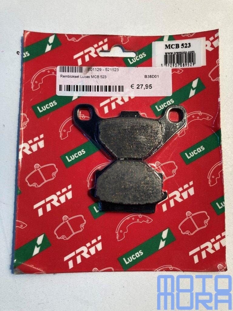 TRW MCB523 remblokken set Kawasaki KLX KLR KX 125 250 600 65, Motoren, -, -, Nieuw, Ophalen of Verzenden