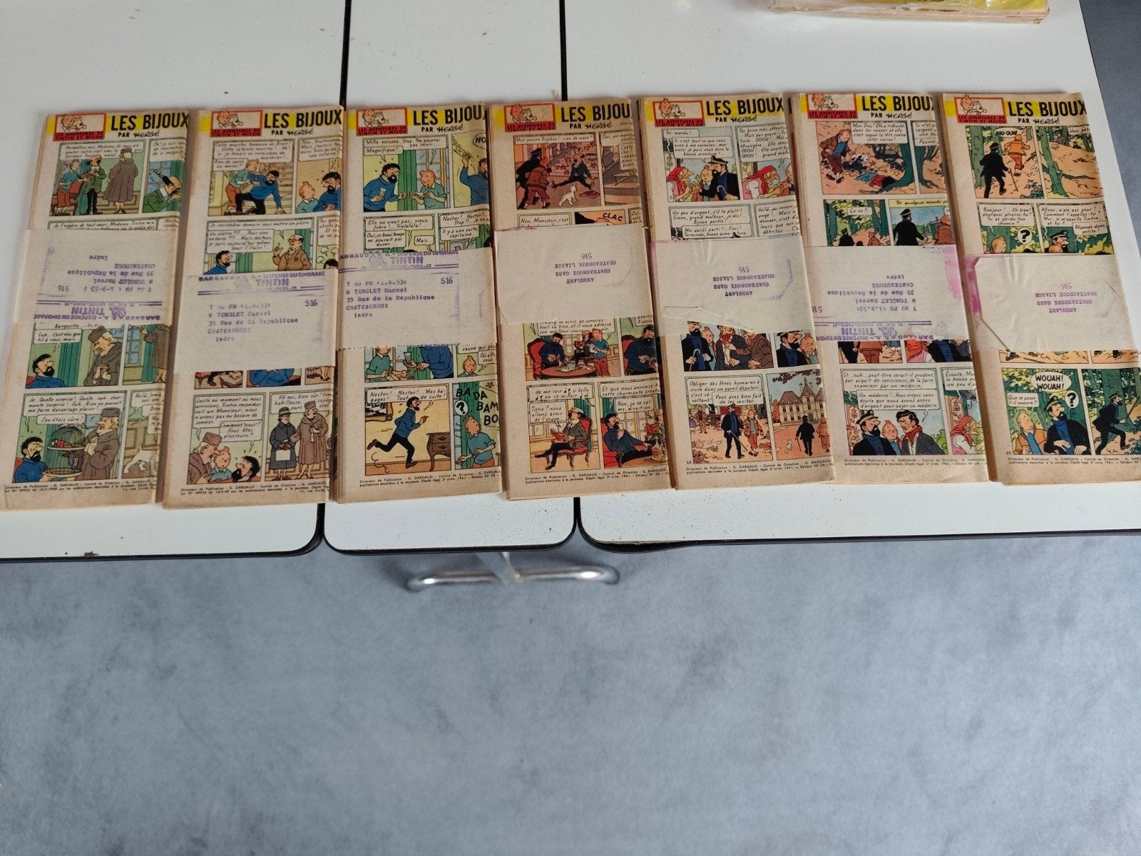 ZELDZAME tijdschriften van Kuifje, Franse editie MET verzend, Boeken, Meerdere stripboeken, Ophalen of Verzenden