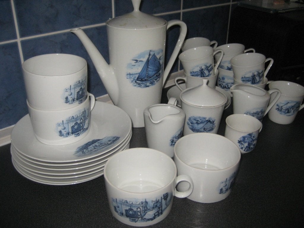 delfs koffieservies, Antiek en Kunst, Ophalen