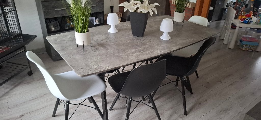 ️⚡️table de salle a manger avec sais 6 chaise  ⚡️, Enlèvement, Autres couleurs, Bois, Cinq, Six Chaises ou plus