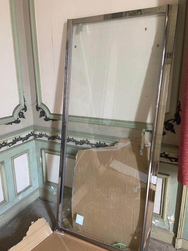Douchedeur, Doe-het-zelf en Bouw, Ophalen, Zo goed als nieuw, Chroom, Douche