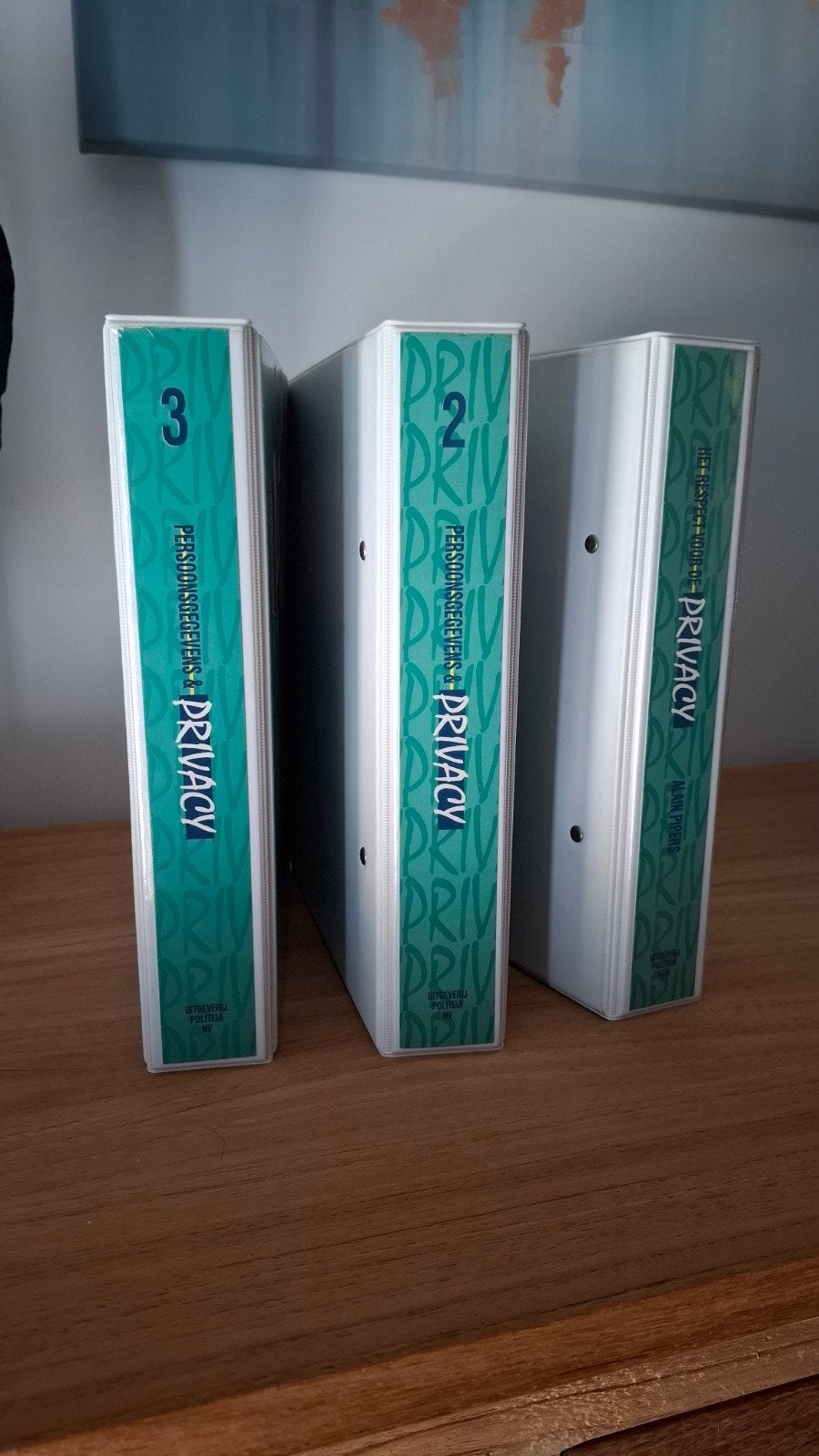 Naslagwerk/handboek "Privacy", Ophalen, Hogeschool, Alpha, Paul De Hert & Paul Blontrock