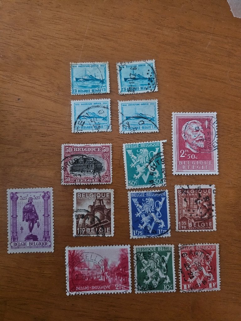 Timbres usagés Lotje, Timbres & Monnaies, Timbres | Europe | Belgique, Enlèvement ou Envoi, Affranchi, Timbre-poste, Autre