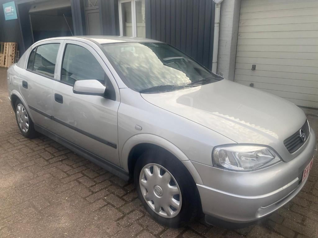 Opel Astra G 1.2i eerste eigenaar met maar 30 000km, Auto's, Voorwielaandrijving, Stof, Zwart, Bedrijf