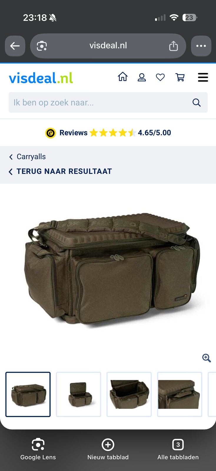 Fox voyager bag, Ophalen, Zo goed als nieuw