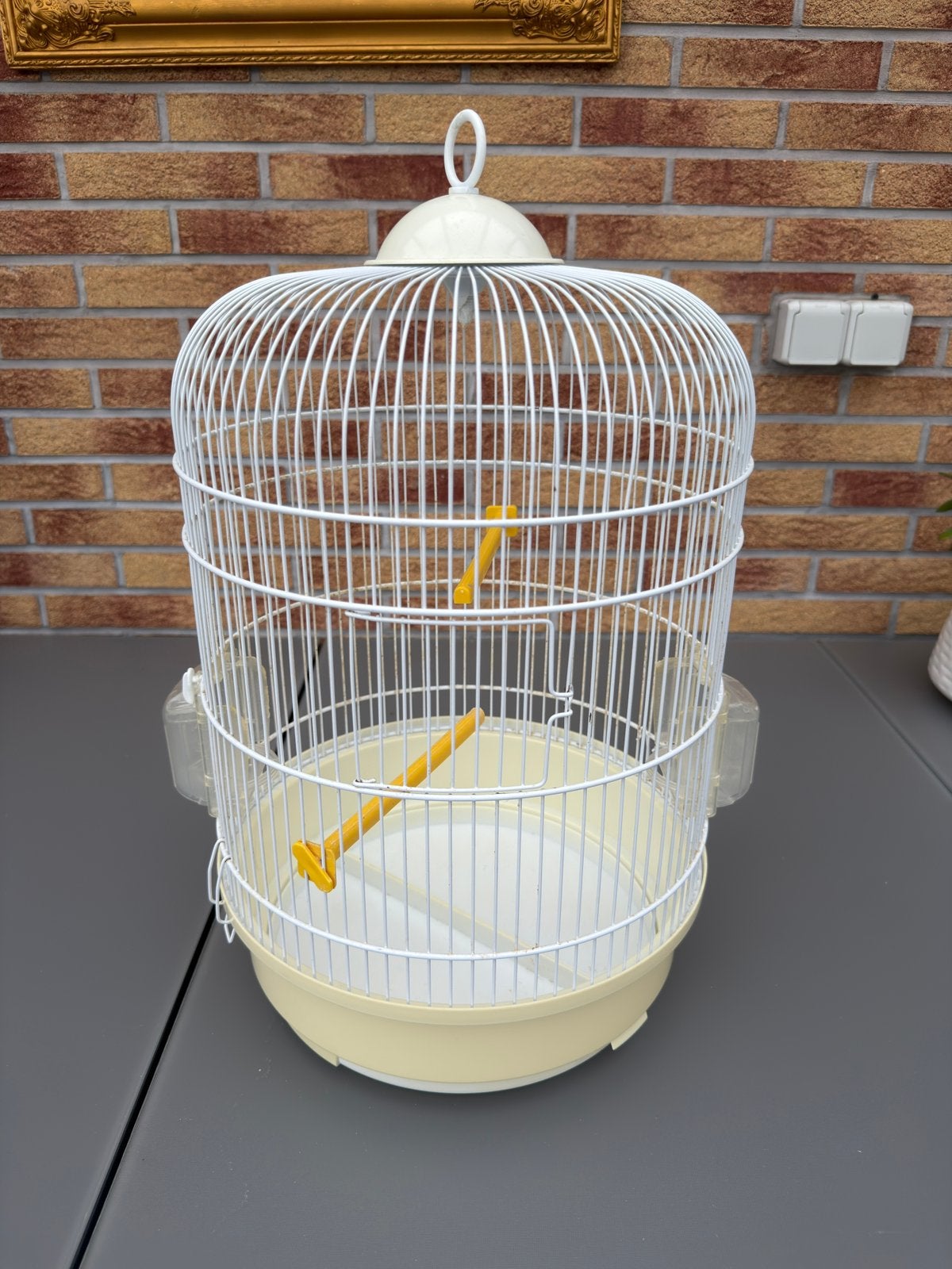 Imac Milly Vogelkooi Wit., Dieren en Toebehoren, Vogels | Hokken en Kooien, Ophalen, Gebruikt, Vogelkooi