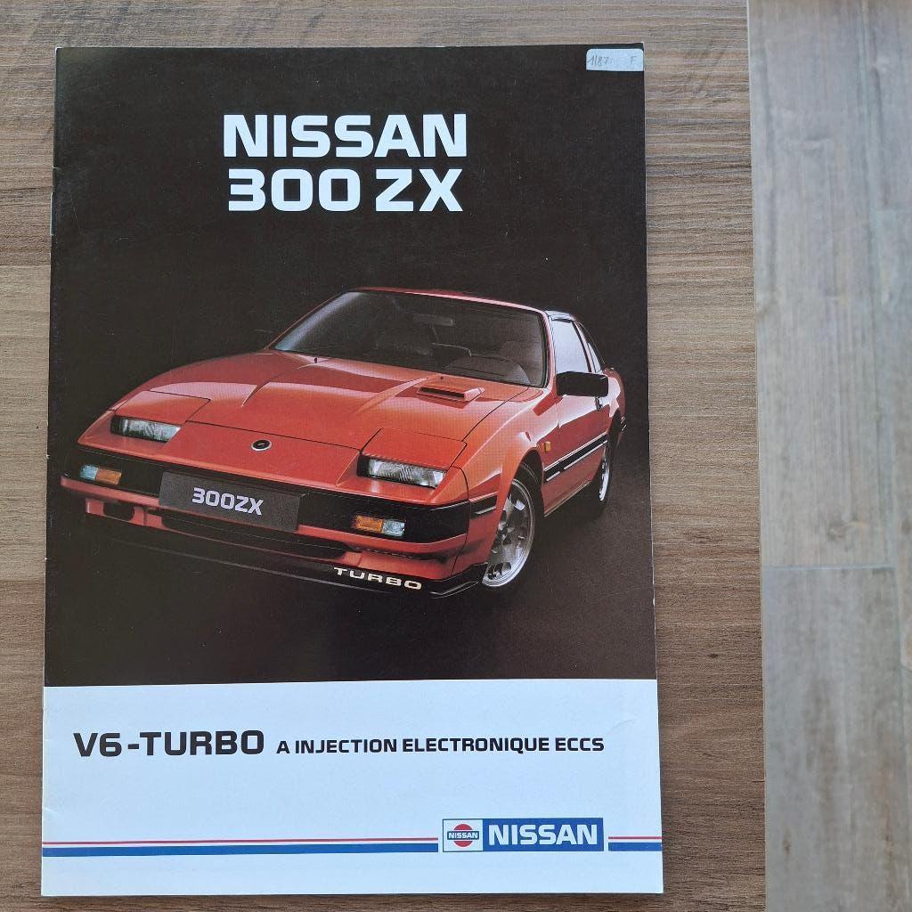 NISSAN  300 ZX  V6-TURBO  1/87, Boeken, Auto's | Folders en Tijdschriften, Ophalen of Verzenden, Nieuw, Nissan