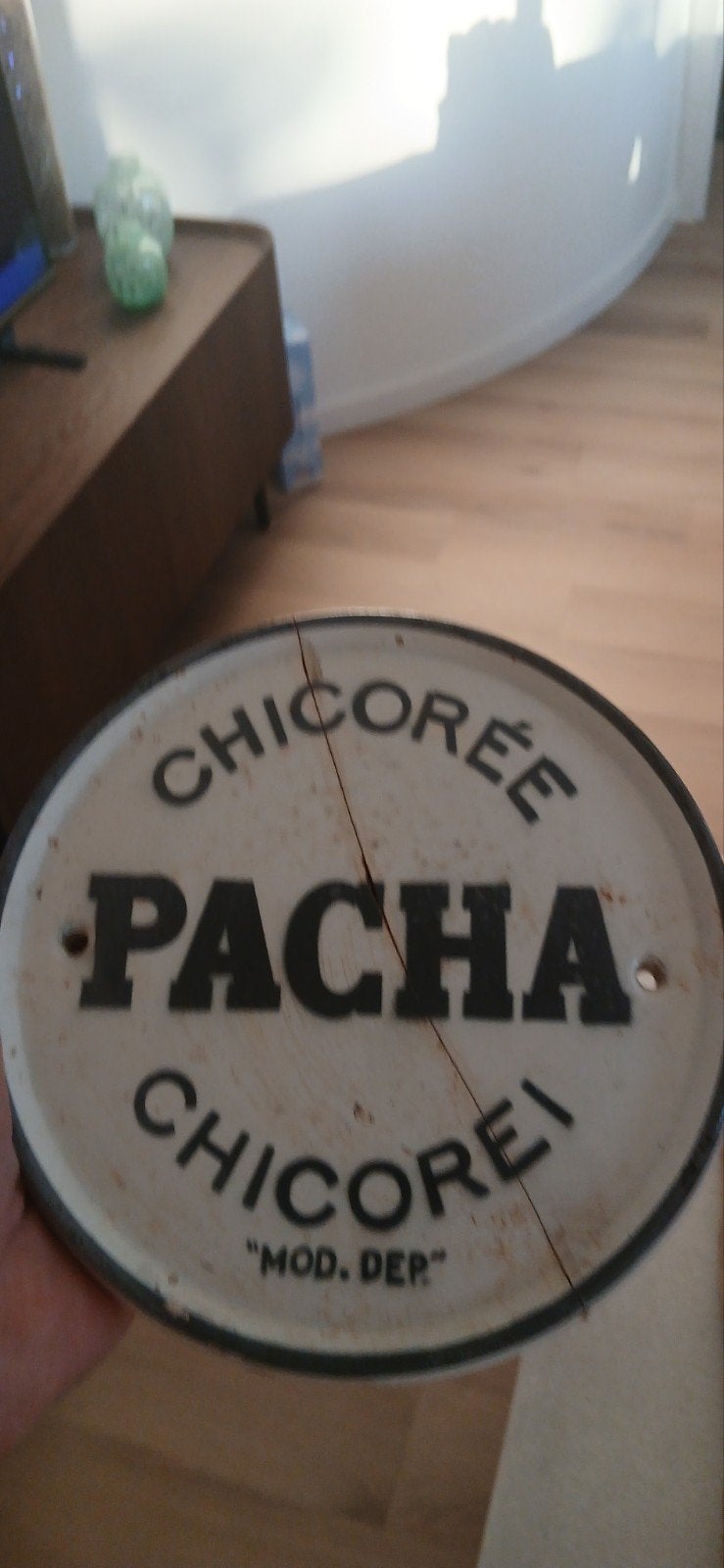 chicorei pacha bordje, Verzamelen, Merken en Reclamevoorwerpen, Ophalen of Verzenden