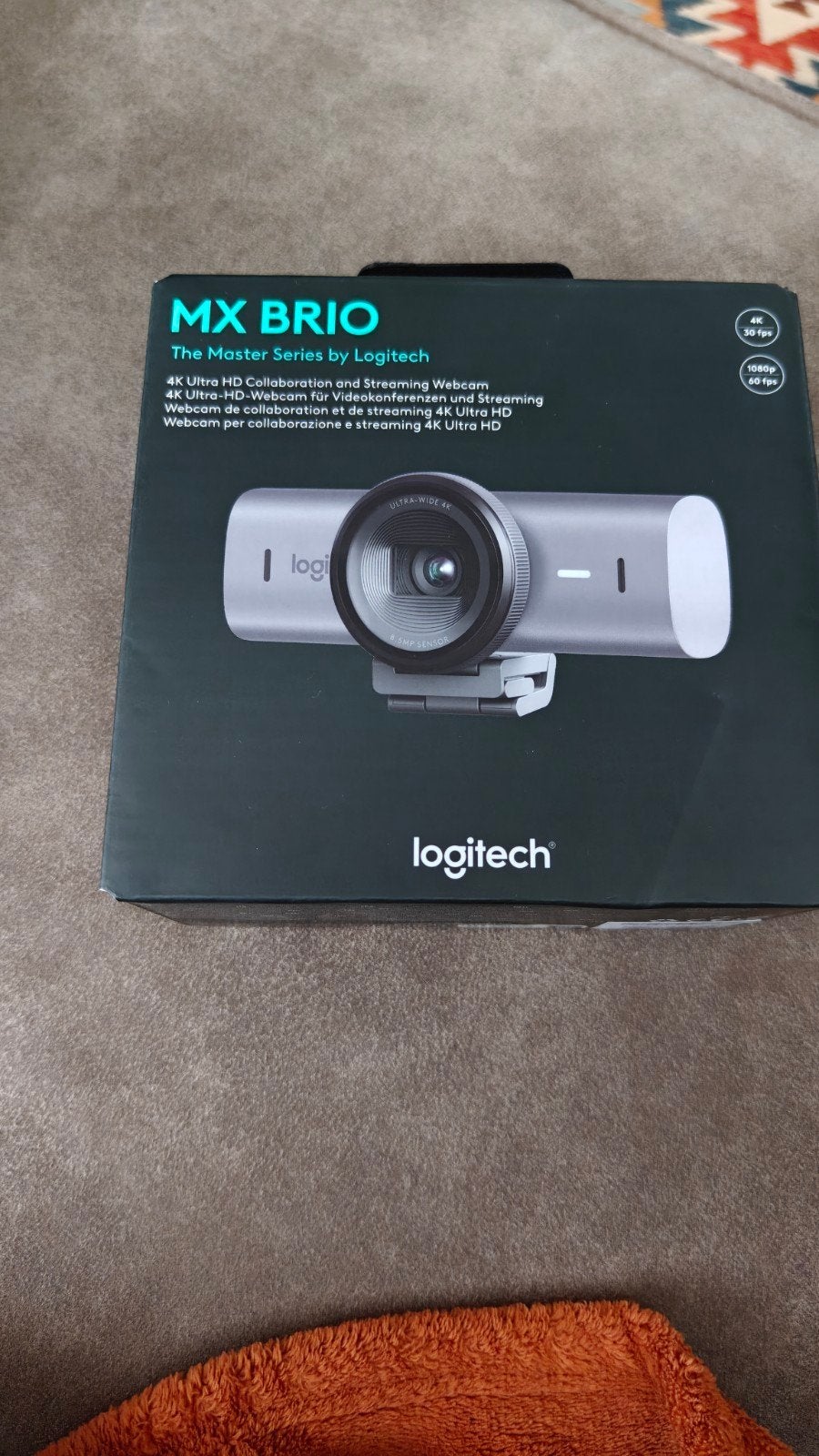 logitech MX brio, Informatique & Logiciels, Webcams, Enlèvement ou Envoi