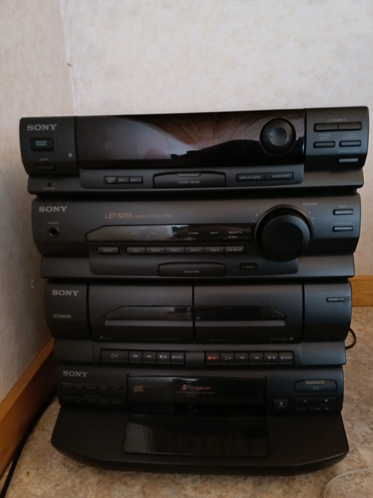 Sony LBT-N255, Enlèvement, Sony