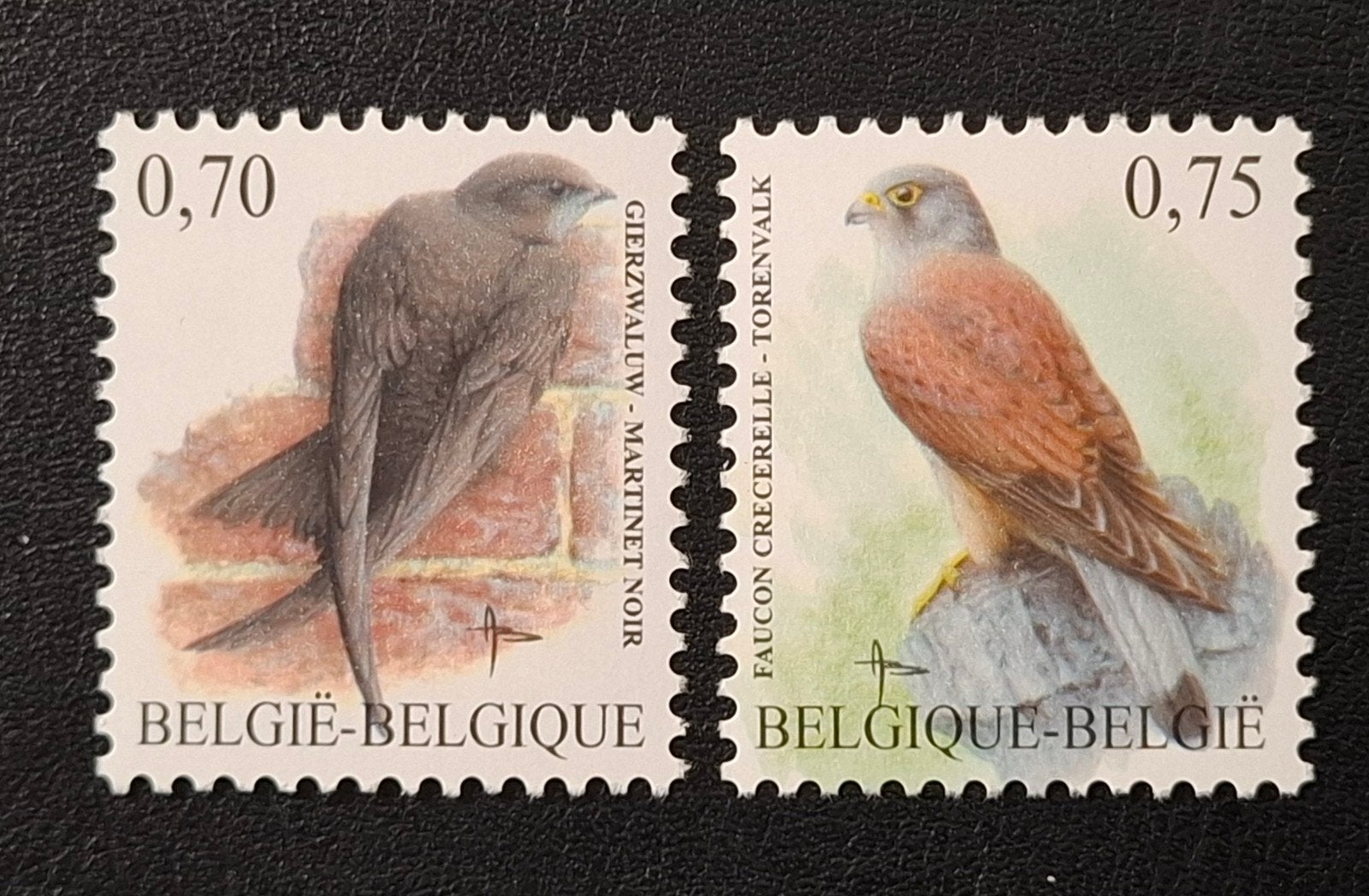 België: OBP 3608/09 ** Vogels 2007., Frankeerzegel, Ophalen of Verzenden, Zonder stempel, Postfris