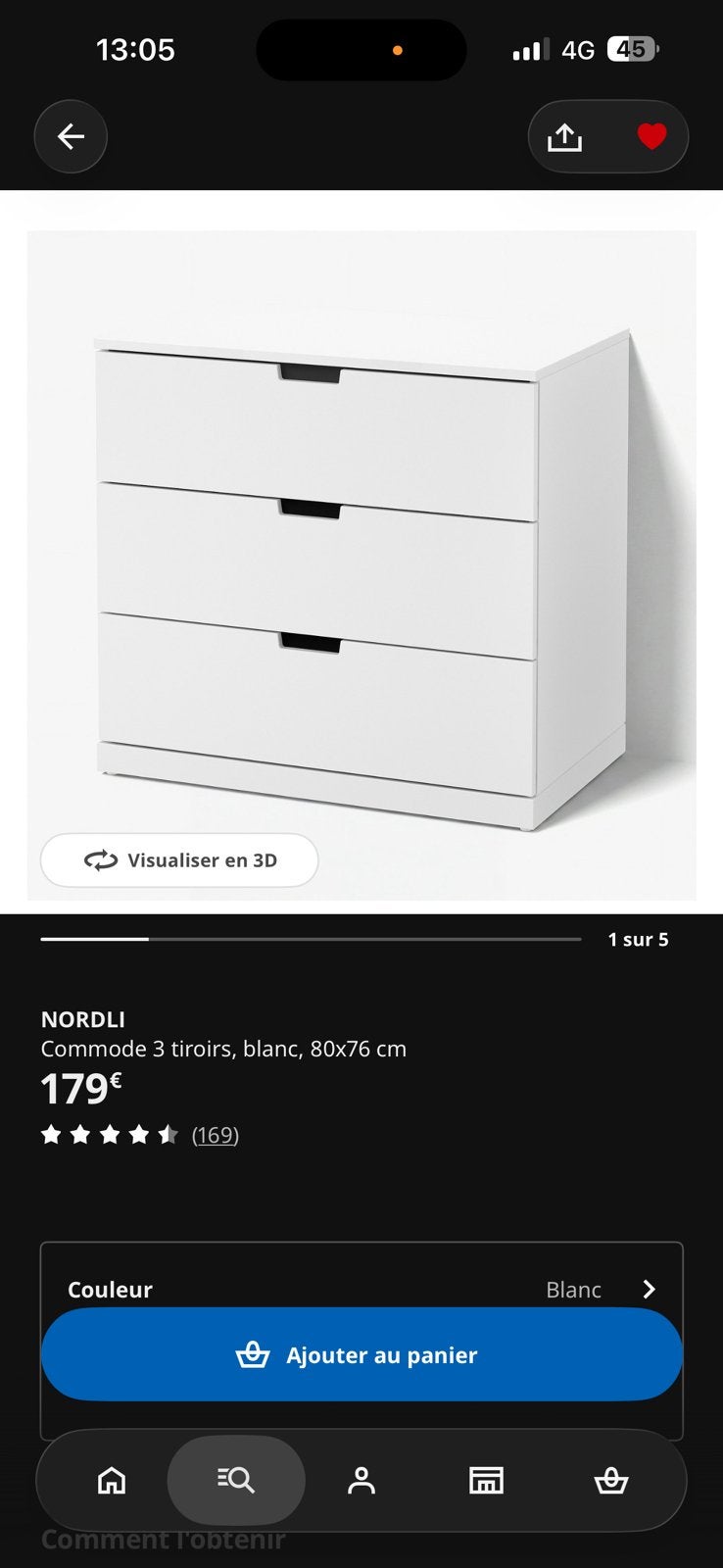 Commodes IKEA NORDLI et etagere KALLAX, Ophalen, Zo goed als nieuw