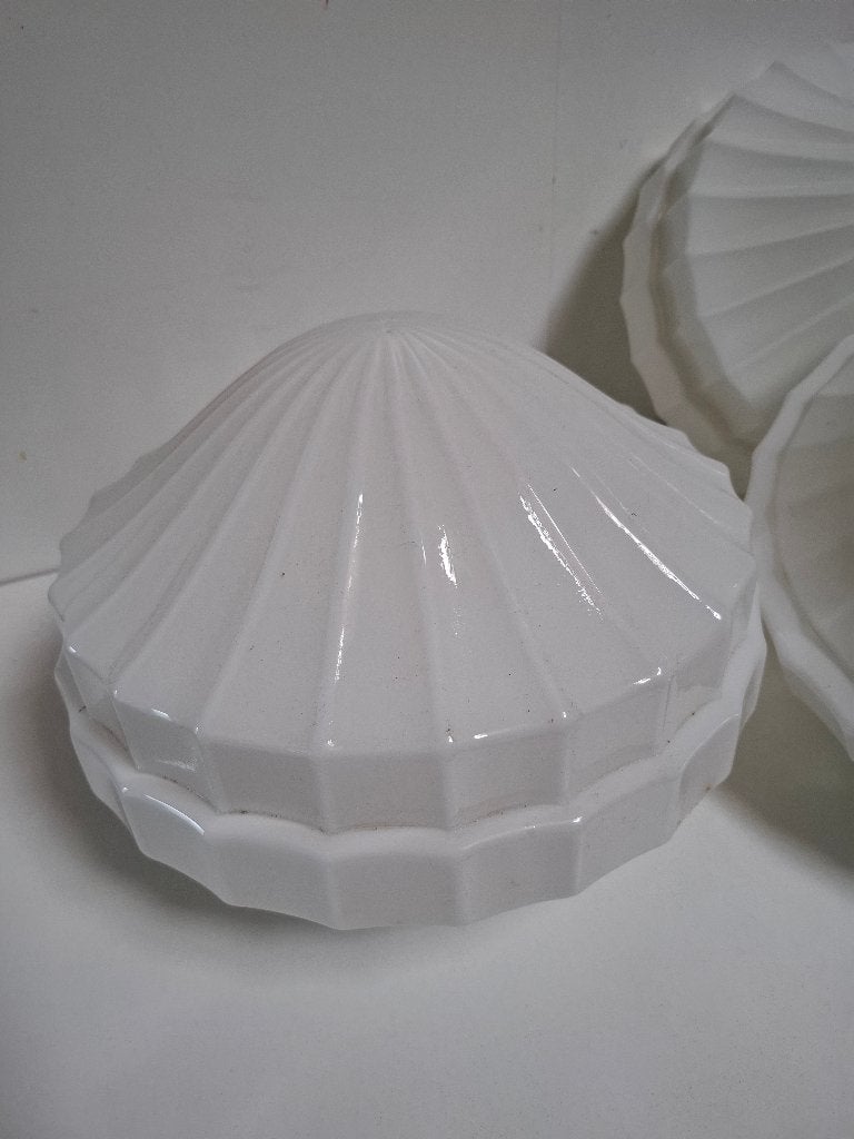 Plafond lampenkap, Huis en Inrichting, Gebruikt, Wit, Rond, 22 cm