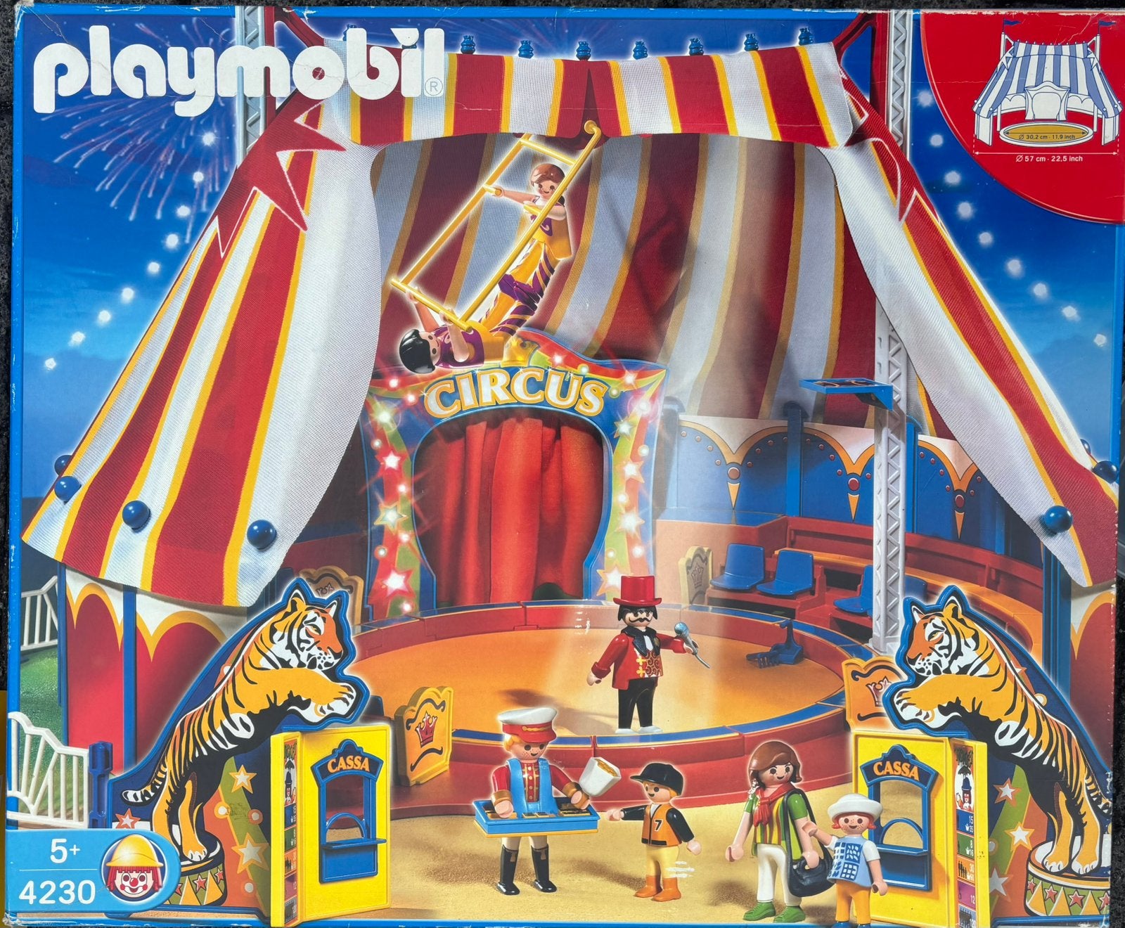 Playmobil Circus 4230 + 4231, Kinderen en Baby's, Speelgoed | Playmobil, Ophalen, Zo goed als nieuw