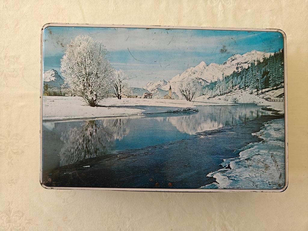 Blikken doos vintage, Ophalen of Verzenden