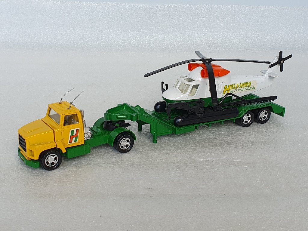 Matchbox - Super Kings: Helicopter Transporter (K-92), Ophalen of Verzenden, Gebruikt, Bus of Vrachtwagen
