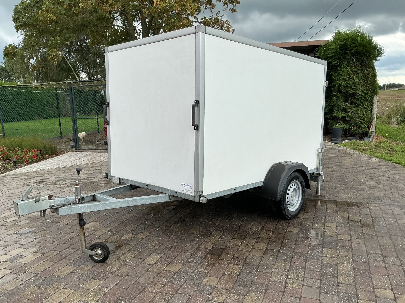 Gesloten aanhangwagen te koop., Auto diversen, Ophalen, Gebruikt
