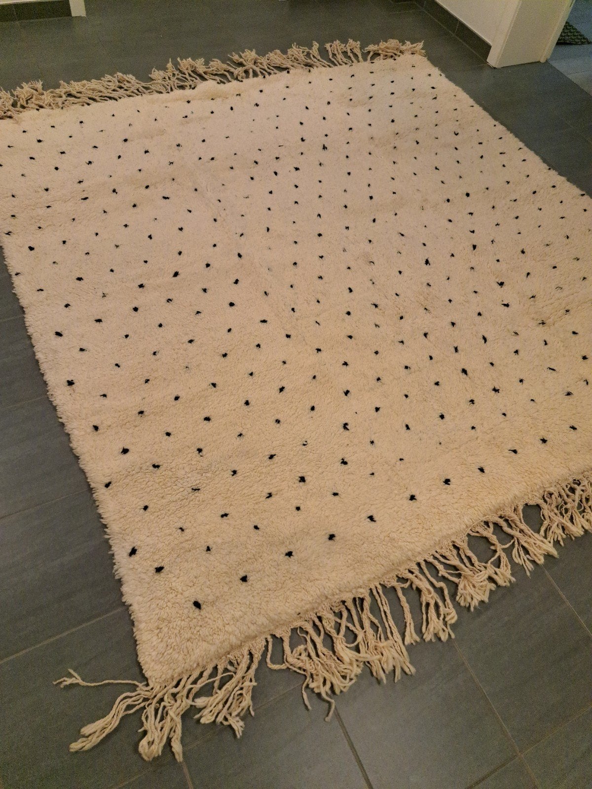 Handgeweven Berber tapijt 209cm209cm prima staat, Huis en Inrichting, Ophalen, Zo goed als nieuw