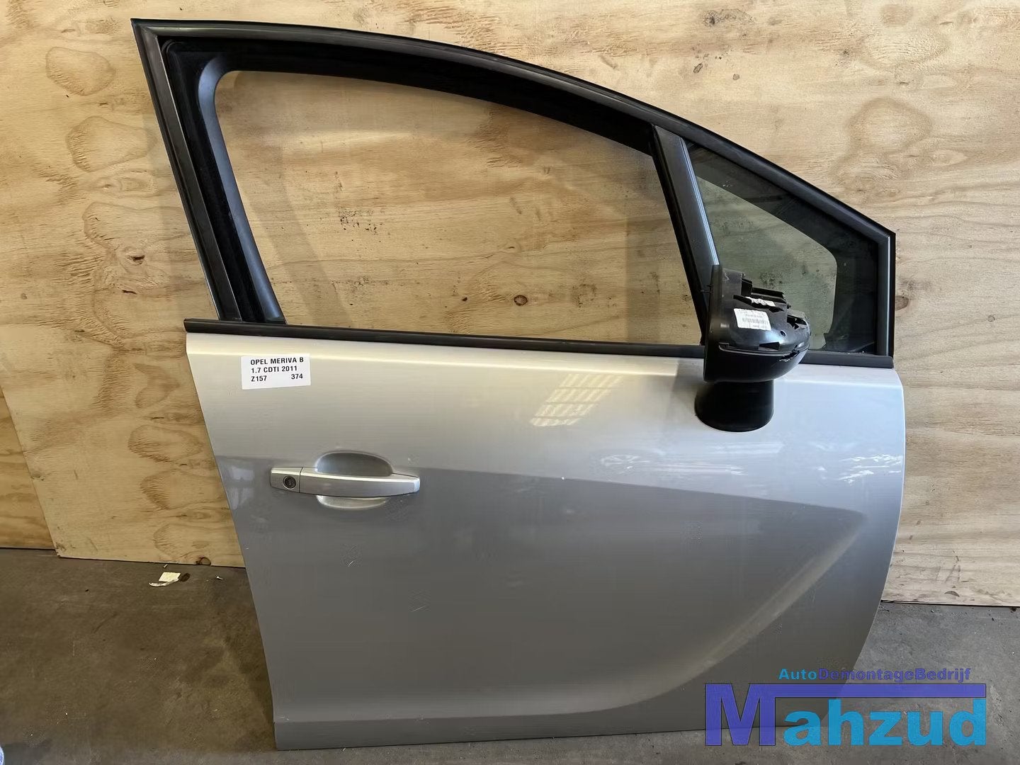 OPEL MERIVA B Zilver Z157 Rechts voor deur portier 2010-2017, Auto-onderdelen, Gebruikt, Deur, Opel Automobile GmbH, Kontakt@opel-infoservice.de